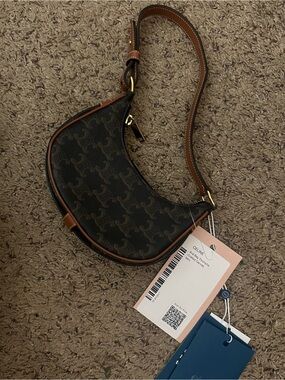 Céline Coated Canvas Ava Mini Bag